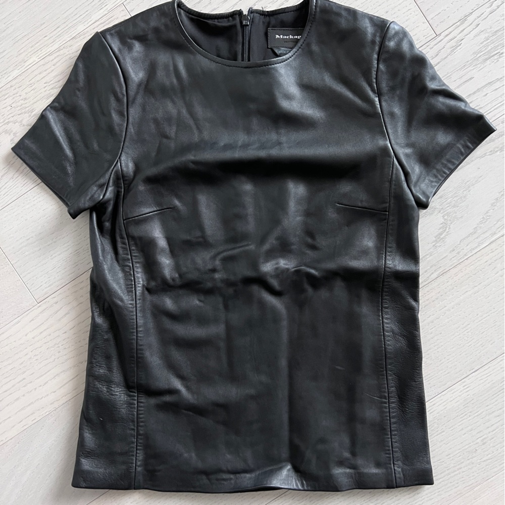 Mackage Leather Top